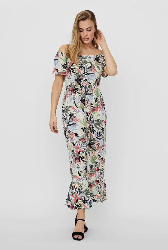 Flowy maxi dress-VERO MODA PHEOBE ANCLE DRESS