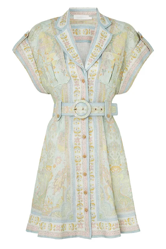 Hippie patchwork dress-Acacia Shirt Dress