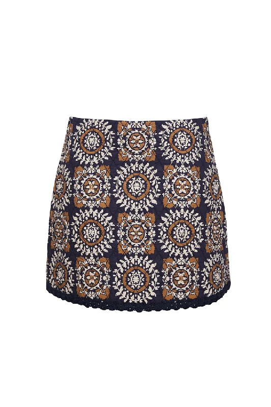 Denim casual skirt-Chrissy Skirt