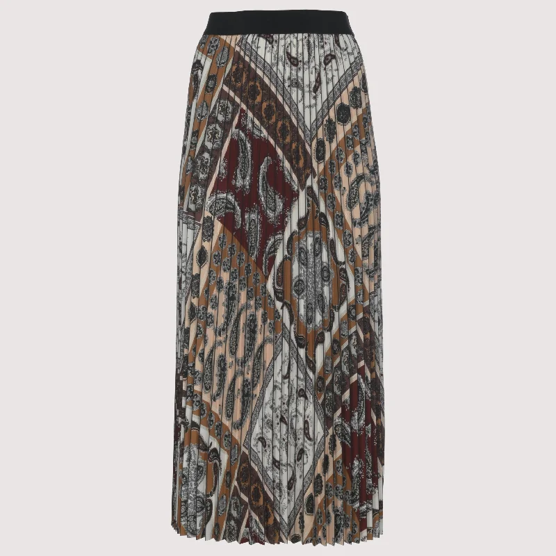 Sleek pencil skirt-Georgette Multi Bevan Skirt W-9917