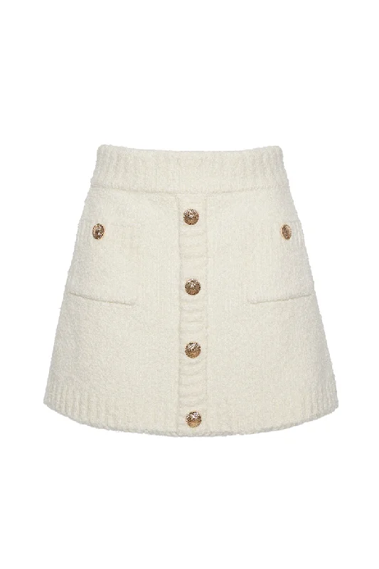 Wool pencil skirt-Kelsey Boucle Skirt